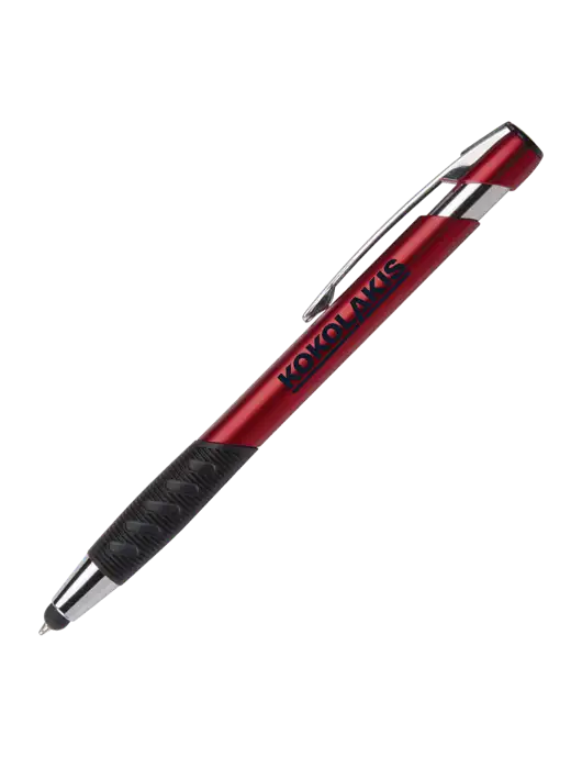 Alize Red Stylus Black Ink Pen w/Kokolakis Logo