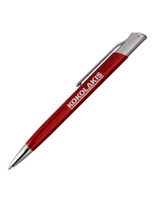 San Malo Red Pen - Black Ink w/Kokolakis Logo