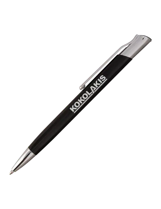 San Malo Black Pen - Black Ink w/Kokolakis Logo