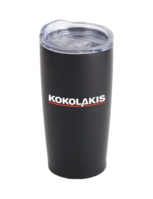Society Black 20 oz Insulated Tumbler w/Kokolakis Logo