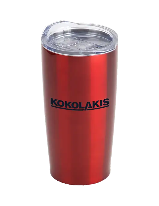 Society Red 20 oz Insulated Tumbler w/Kokolakis Logo
