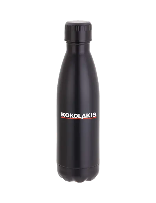 City Go Matte Black 17 oz Insulated Bottle w/Kokolakis Logo