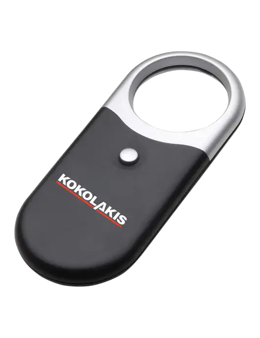 Compact Black Magnifier Light w/Kokolakis Logo