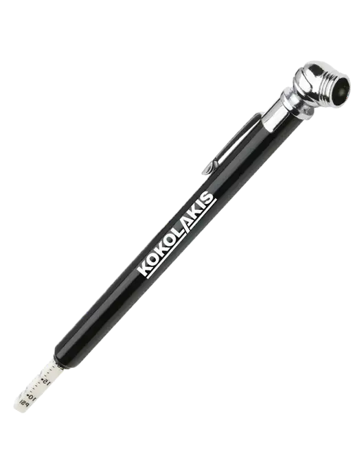Quick View Black Tire Gauge w/Kokolakis Logo