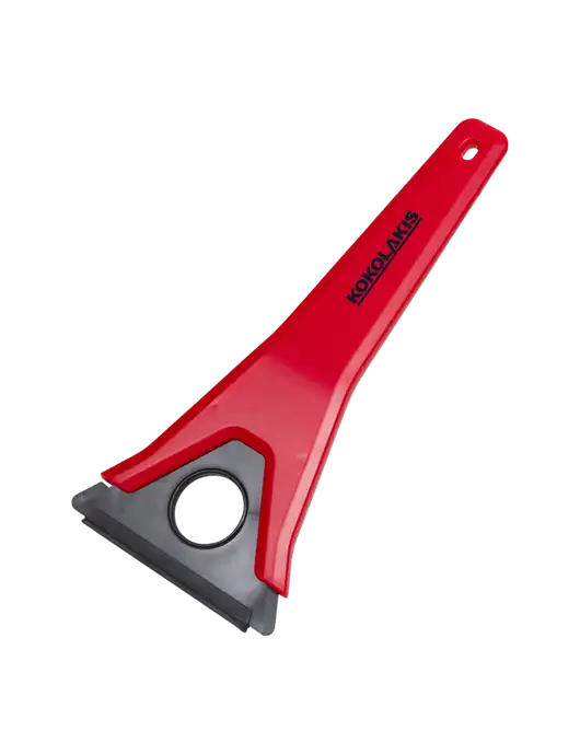 TriBlade Red Windshield Scraper w/Kokolakis Logo