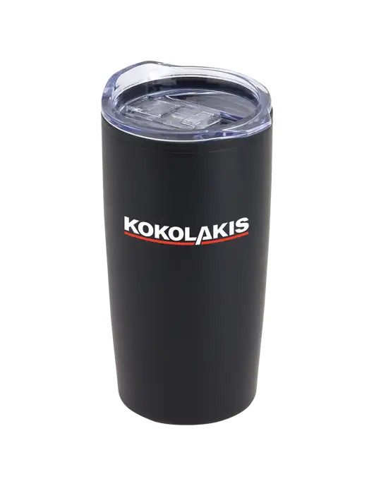 Olympus Black 20 oz Tumbler w/Kokolakis Logo