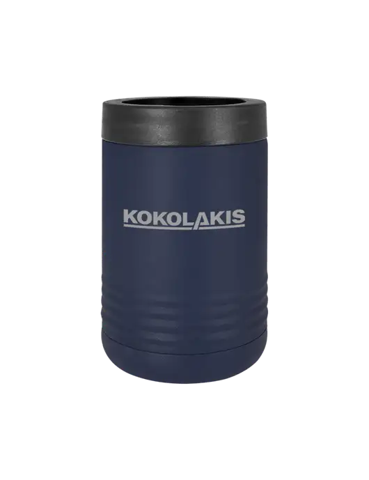 Polar Camel 12 oz Powder Coated Navy Vacuum Insulated Beverage Holder w/Kokolakis Logo