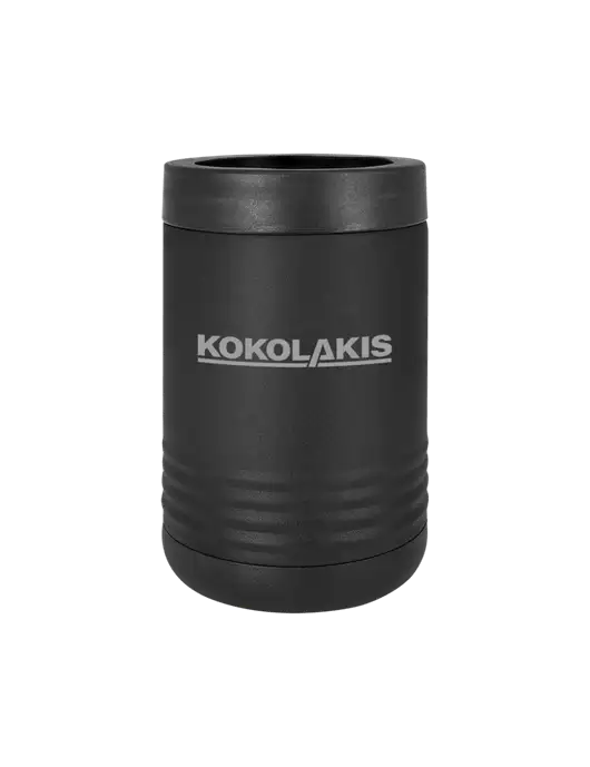 Polar Camel 12 oz Powder Coated Black Vacuum Insulated Beverage Holder w/Kokolakis Logo