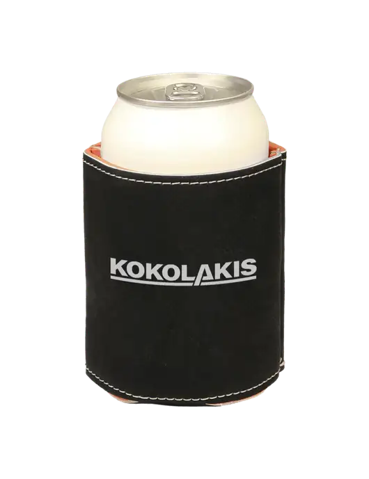 Black Leatherette Beverage Holder w/Kokolakis Logo
