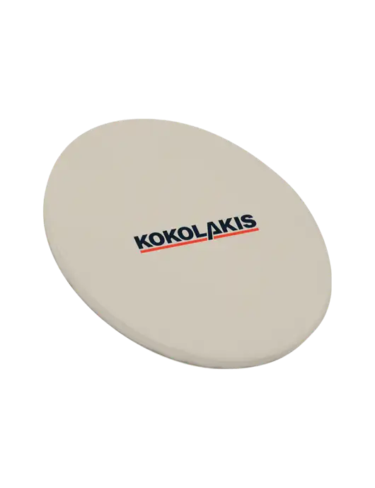 Round Sandstone Coaster w/Kokolakis Logo