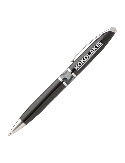 Illusion Black Pen - Black Ink w/Kokolakis Logo