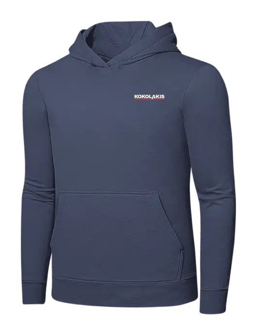 Steel Blue 7.8. oz Ring Spun Hooded Sweatshirt w/Kokolakis Logo