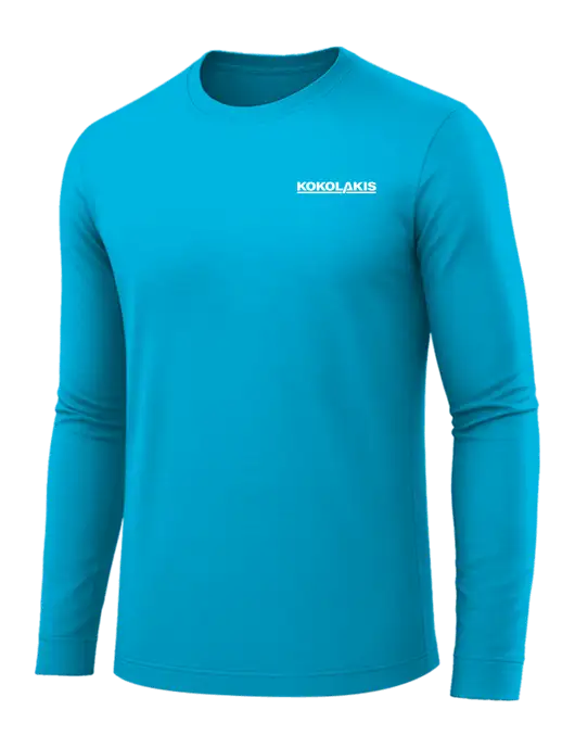 Long Sleeve Sapphire PosiCharge Competitor Tee w/Kokolakis Logo