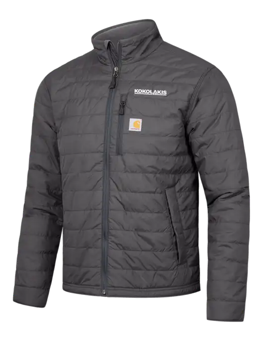 Carhartt Dark Grey Gilliam Jacket w/Kokolakis Logo