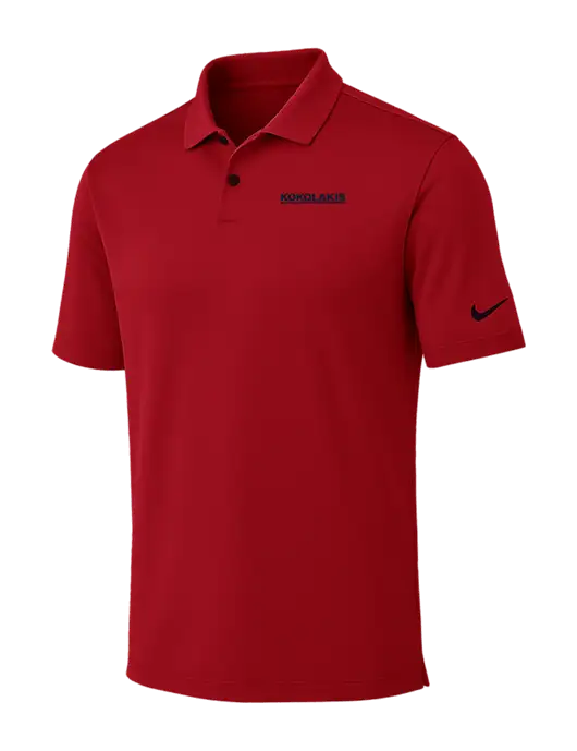 Nike Red Dri-FIT Vapor Polo w/Kokolakis Logo