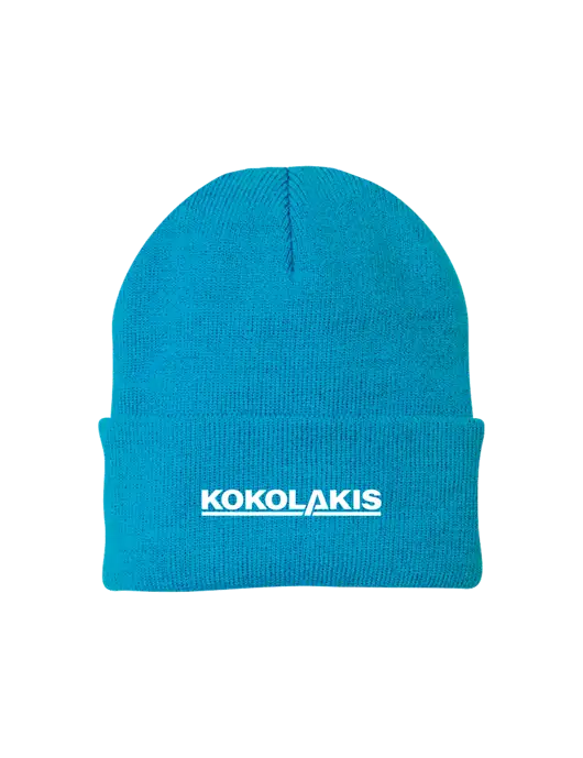 Sapphire Blue Knit Cap w/Kokolakis Logo