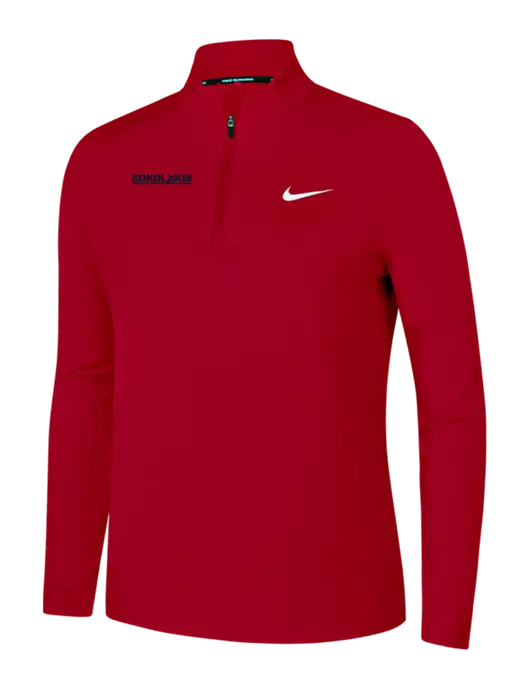 Nike Red Womens Dri-FIT Element 1/2-Zip Pullover w/Kokolakis Logo