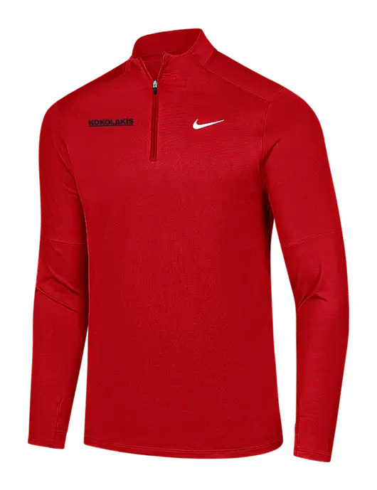 Nike Red Dri-FIT Element 1/2-Zip Pullover w/Kokolakis Logo