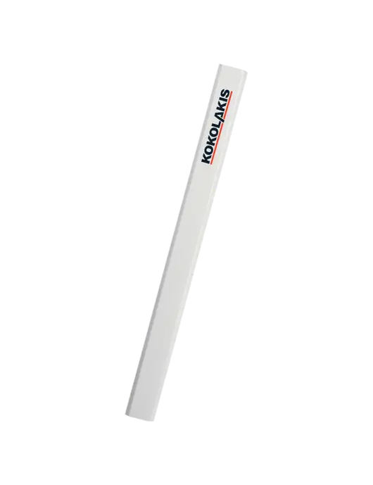 White Carpenter Pencil w/Kokolakis Logo