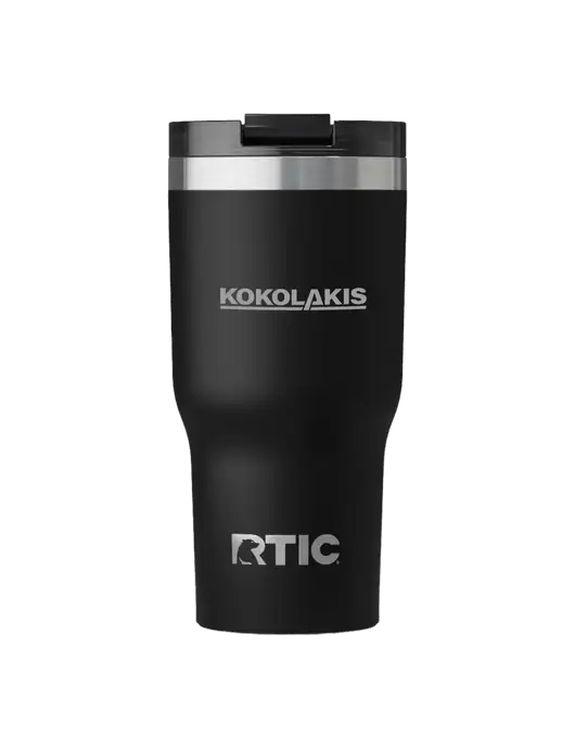 RTIC Essential 30 oz Black Tumbler w/Kokolakis Logo