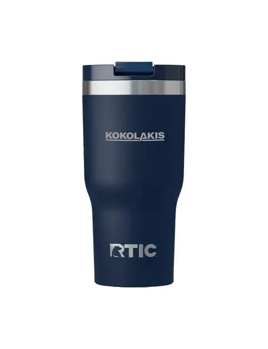 RTIC Essential 20 oz Navy Tumbler w/Kokolakis Logo