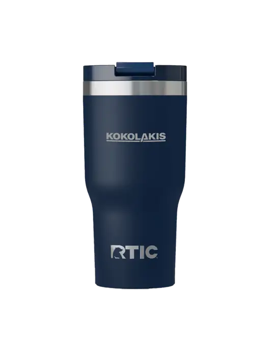 RTIC Essential 20 oz Navy Tumbler w/Kokolakis Logo