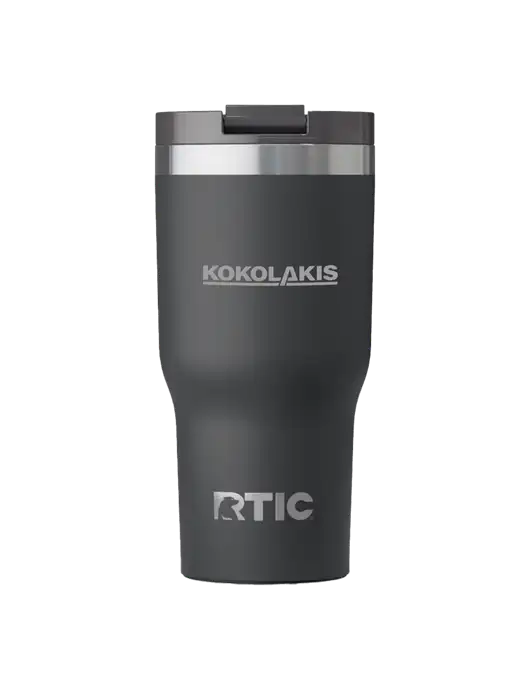 RTIC Essential 30 oz Charcoal Tumbler w/Kokolakis Logo