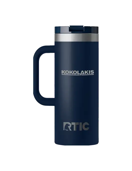 RTIC Road Trip 20 oz Navy Travel Mug w/Kokolakis Logo