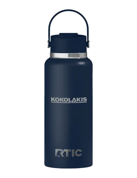 RTIC Outback 32 oz Navy Bottle w/Kokolakis Logo