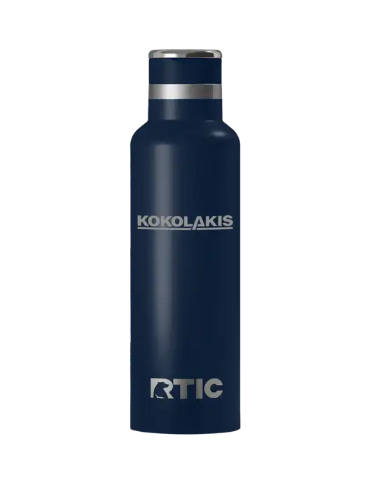 RTIC Journey 20 oz Navy Bottle w/Kokolakis Logo