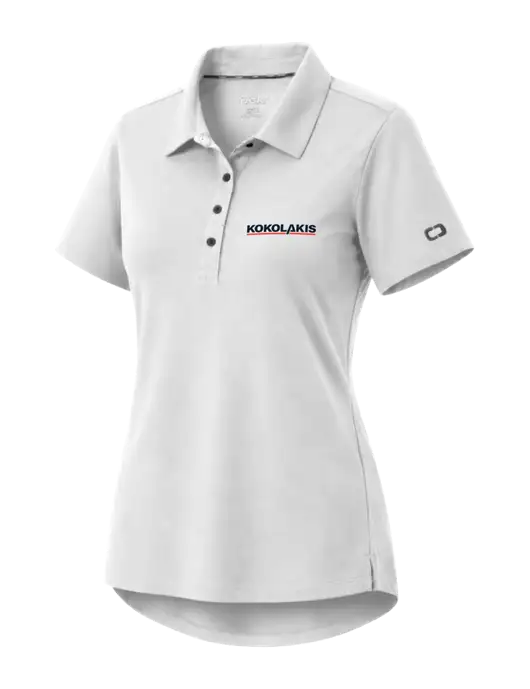 OGIO Womens Envision White Polo w/Kokolakis Logo