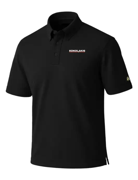 Brooks Brothers Pinpoint Pique Black Dress Polo w/Kokolakis Logo