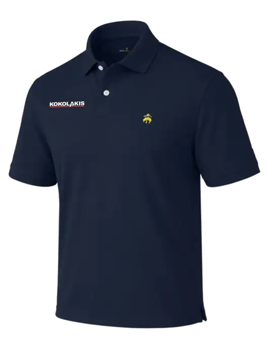 Brooks Brothers Pima Cotton Dark Navy Pique Polo w/Kokolakis Logo